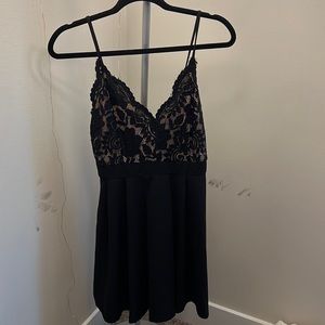 Windsor Two Tone Lace Skater Dress